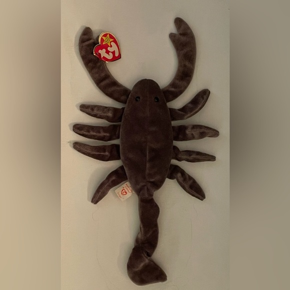 TY Beanie Baby Babies Stinger The Scorpion 1998 - RARE RETIRED - Tag Errors - Picture 2 of 6